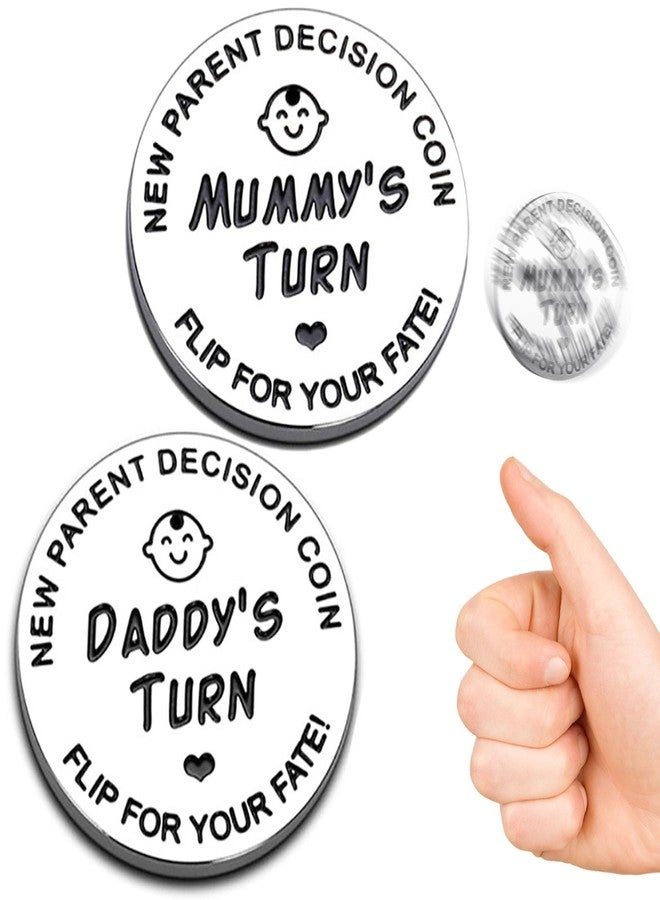Vichona Funny New Parents Decision Gift,Pregnancy Gifts New Dad Mom Gifts,New Parents Gifts for Couples Halloween Thanksgiving Christmas Gift for First Time to be Moms Dads Daddy Mummy Double Sided - Image 1
