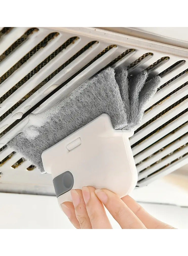 Goolsky Versatile Handheld Cleaning Brush for Doors, Windows & Kitchen - Easy-to-Use Groove and Crevice Tool, Reusable Dust Remover for Home Essentials - Image 4