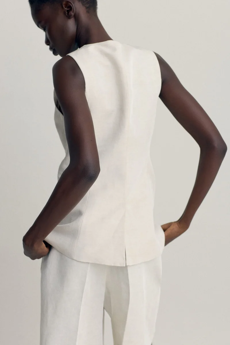 H&M Long suit waistcoat