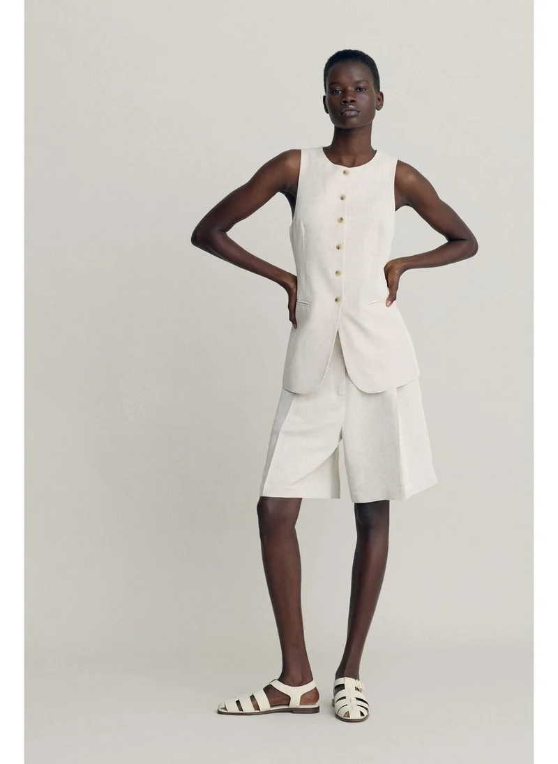 اتش اند ام Long suit waistcoat