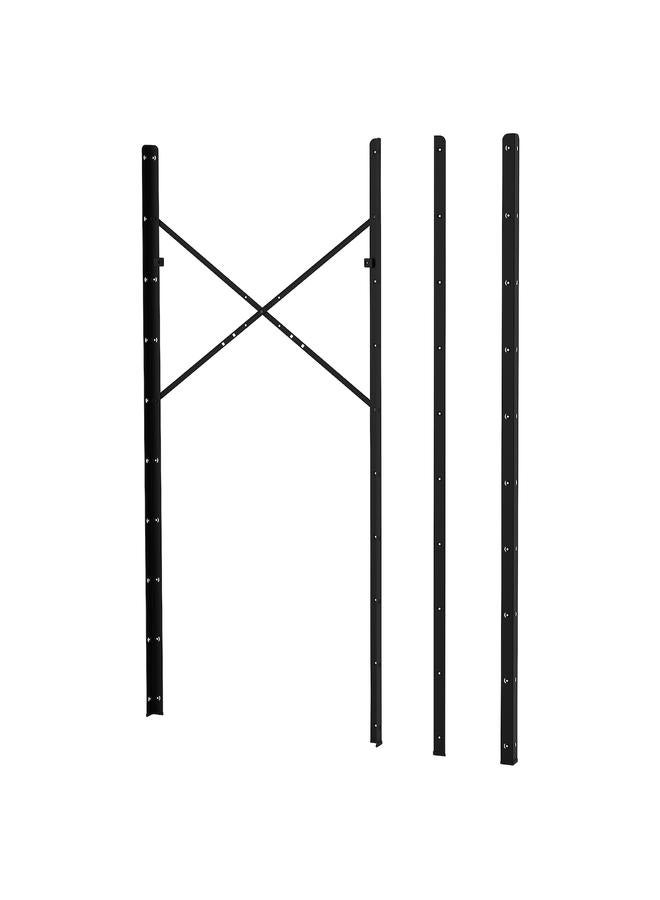 زبون عمود، أسود، 190 سم - Image 1