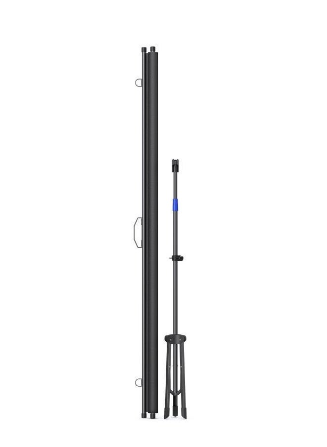 Yaber 100 inch 2 in 1 Projector Screen with Stainless Steel Stand  - Image 2