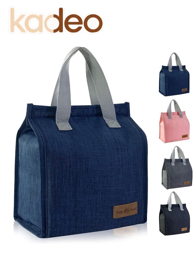 kadeo Waterproof  Lunch Bag, Reusable Portable Lunch Tote,Lunch Box Bag, Thermal Cooler Bag Ideal for Work Party Travel Picnic - Image 1