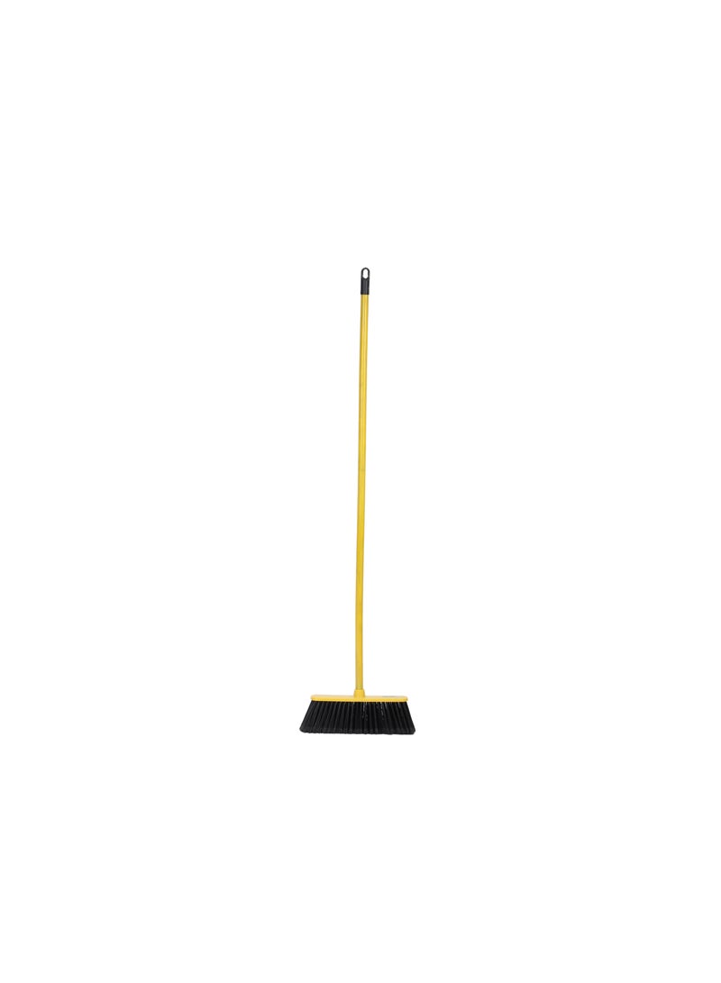 Royalford 32cm Floor Broom with Long Wooden Handle RF12831 Large and Wide Head, Compatible with All Flooring Types - Image 1