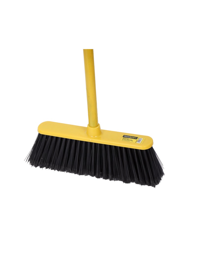 Royalford 32cm Floor Broom with Long Wooden Handle RF12831 Large and Wide Head, Compatible with All Flooring Types - Image 2
