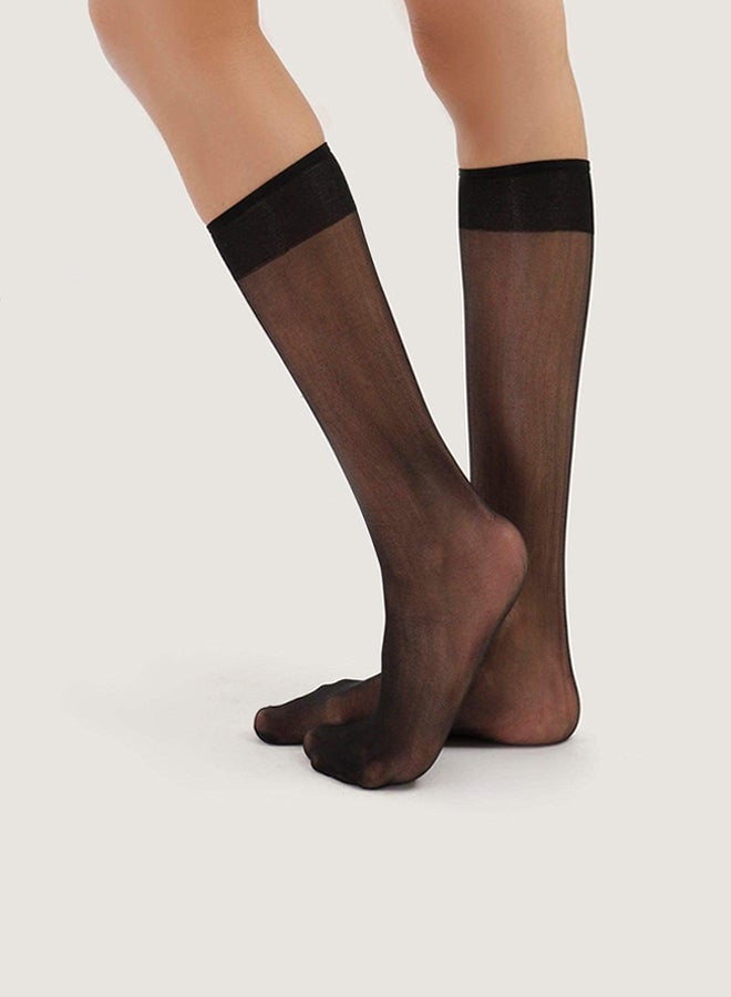 Carina Voile Knee High Socks - Image 2