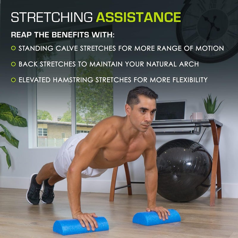 بروسورس لفافات الرغوة المرنة من ProsourceFit لتدليك العضلات والعلاج الطبيعي وتمارين الثبات والتوازن الأساسية - Image 5