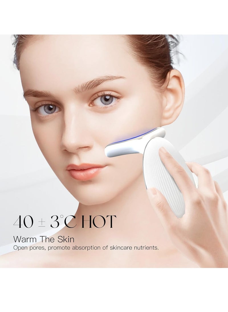 ELTRAZONE Premium 7-in-1 Red Light Therapy Face & Neck Massager | LED Skin Rejuvenation & Wrinkle Removal Tool | Anti-Aging Facial Massager for Youthful, Radiant Skin | Smooth, Glowing Skin Treatment for All Skin Types - Image 5