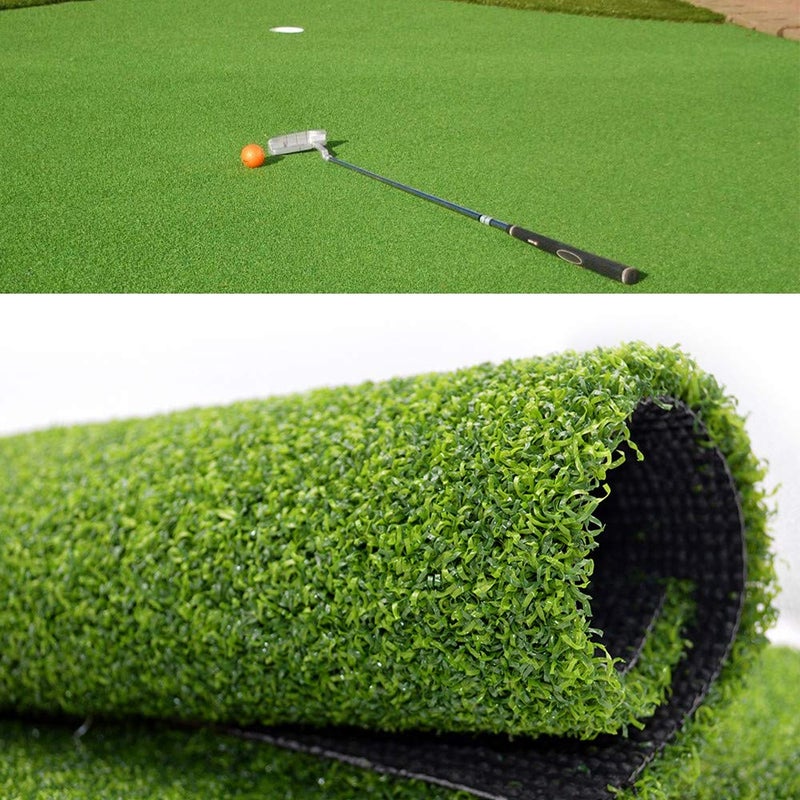 WarmShe Golf Putting Green - Artificial Grass Turf 5FT X 10FT, Indoor/Outdoor Training Mat, Synthetic Fake Grass for Baseball, Football, Gym Sports - Image 1