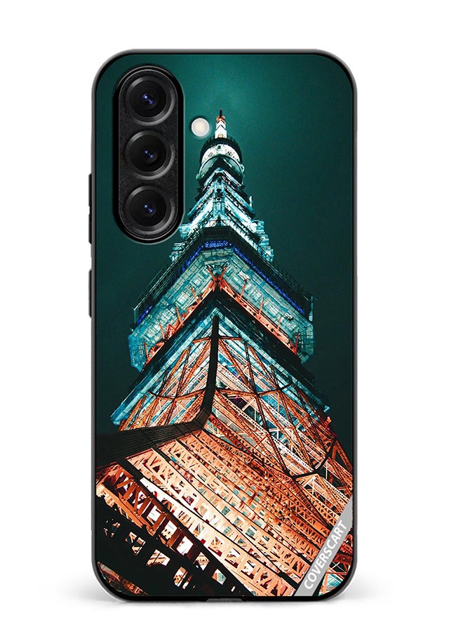 VR CREATIVE Protective Case Cover For Samsung Galaxy S25 Plus Tokyo Tower Design Multicolour