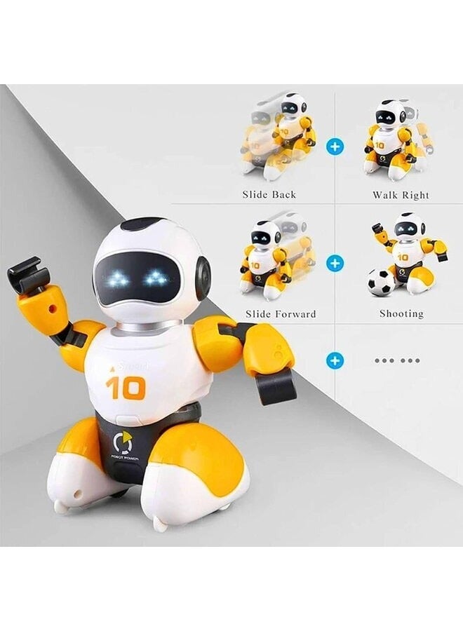 Soccer Robot Smart Football Battle Remote Control Robots, 2 USB-Rechargeable Robots, 2 Remotes, 2 Balls, 2 Goals  - Image 4