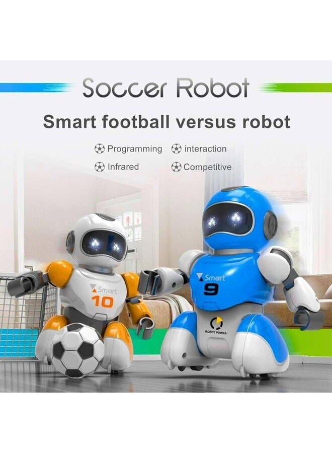 Soccer Robot Smart Football Battle Remote Control Robots, 2 USB-Rechargeable Robots, 2 Remotes, 2 Balls, 2 Goals  - Image 3