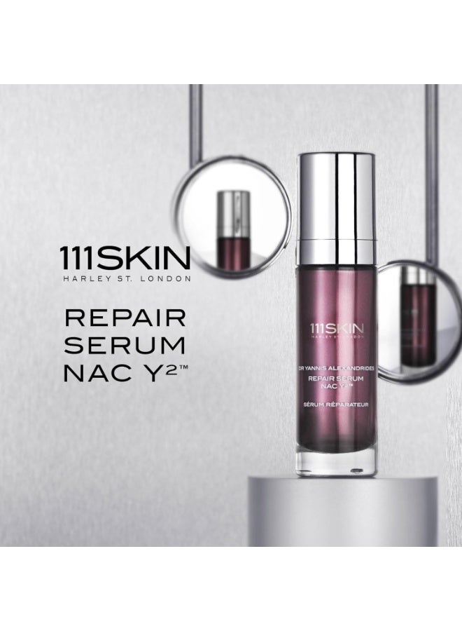 111سكن 111سكِن سيروم إصلاح NAC Y2، سيروم للوجه لتقليل الاحمرار ومحاربة الجذور الحرة، يساعد على تقليل ظهور الخطوط الدقيقة والتجاعيد، يعزز حاجز البشرة، مصل وجه مضاد للشيخوخة، 1 اونصة سائلة - Image 5