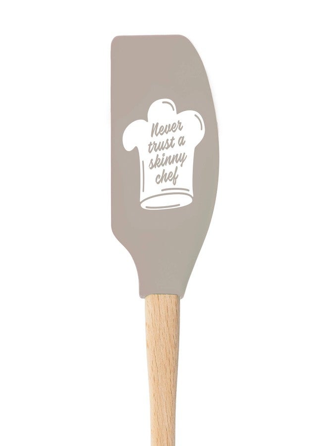 Tovolo Never Trust a Skinny Chef Spatula for Turning Pancakes Eggs Kitchen Tool for Meal Prep and More - Image 1