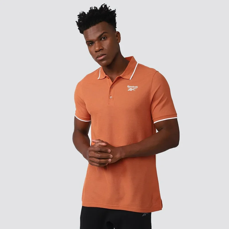 Reebok Orange Reebok Orange Men's Polo Shirt for Men | Best Price UAE