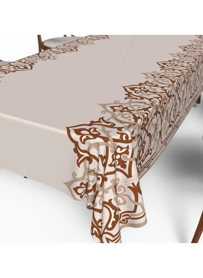 ماركة غير محددة - مفرش أطلس مقاوم للماء 140 سم*140 سم - Image 1