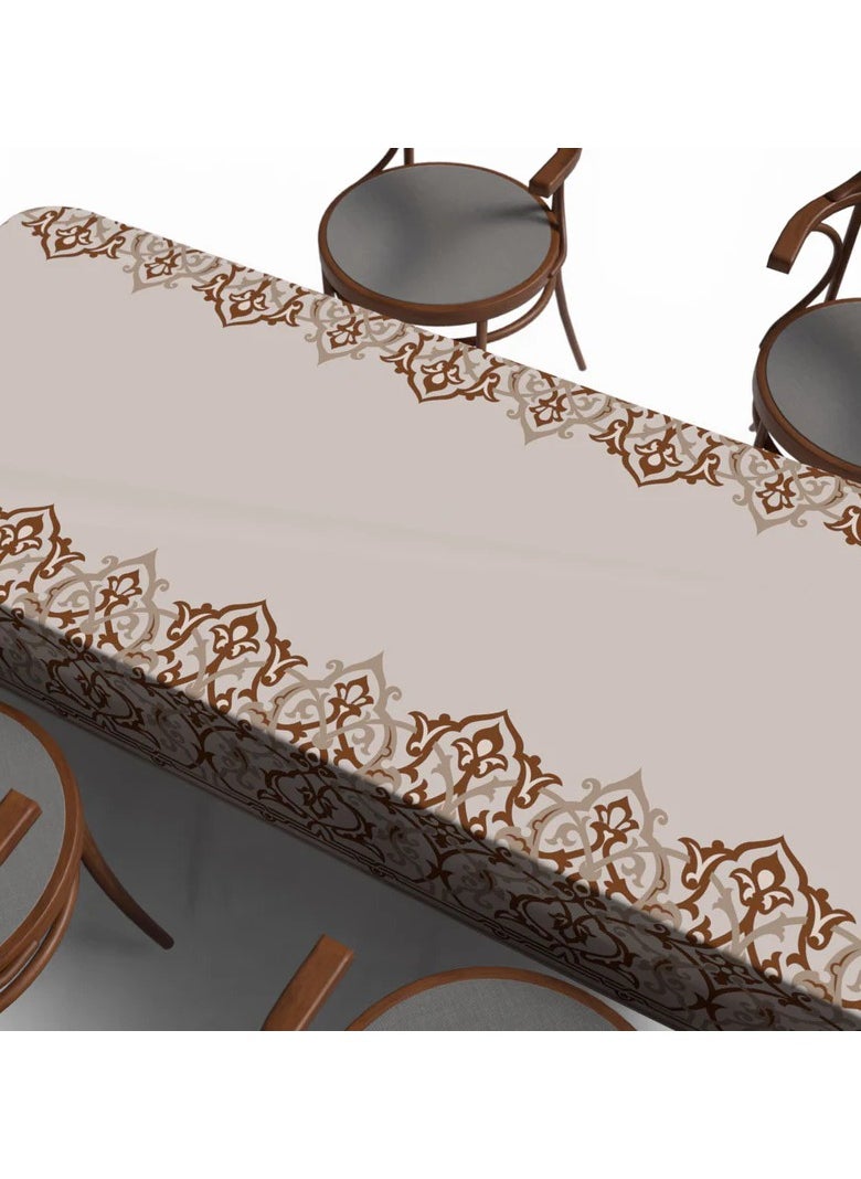 ماركة غير محددة - مفرش أطلس مقاوم للماء 140 سم*140 سم - Image 1