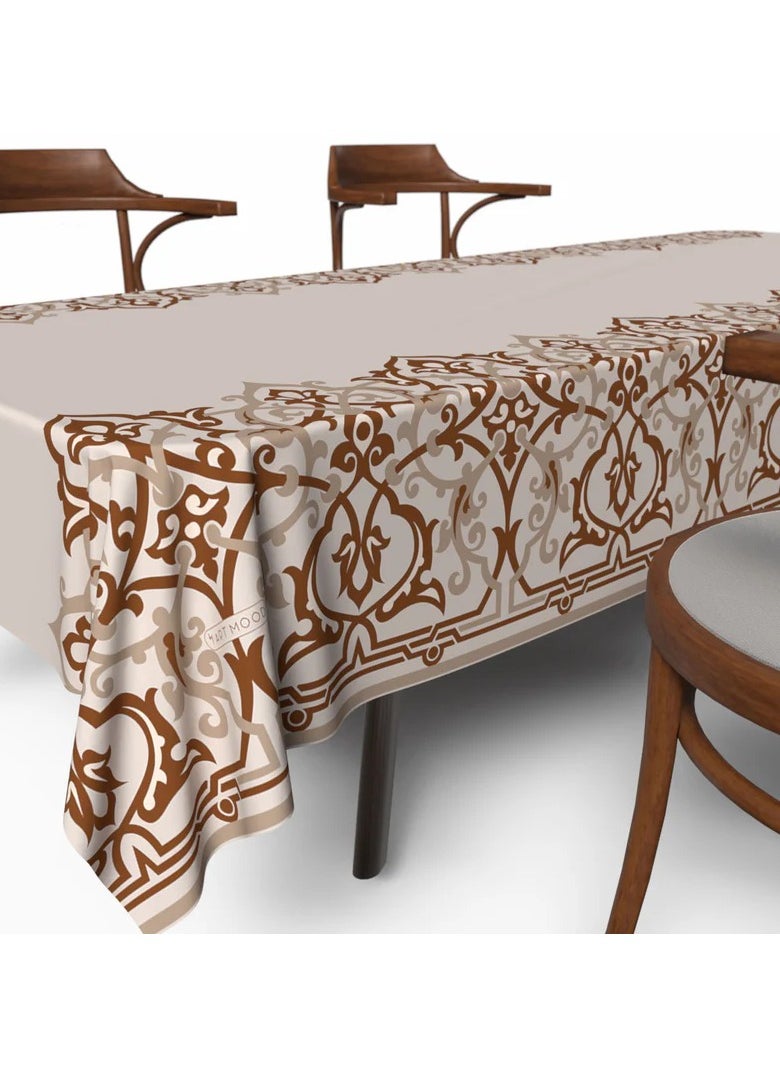 ماركة غير محددة - مفرش أطلس مقاوم للماء 140 سم*140 سم - Image 1