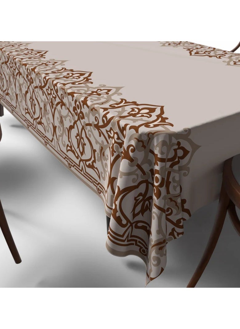 ماركة غير محددة - مفرش أطلس مقاوم للماء 140 سم*140 سم - Image 1