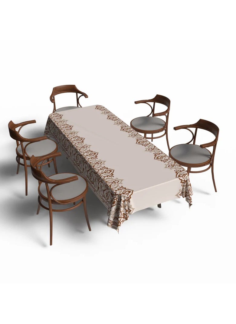ماركة غير محددة - مفرش أطلس مقاوم للماء 140 سم*140 سم - Image 1