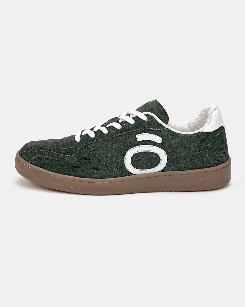 بيواكوف Men's Ollie Zone Amazon Green Suede Leather Skate Sneakers