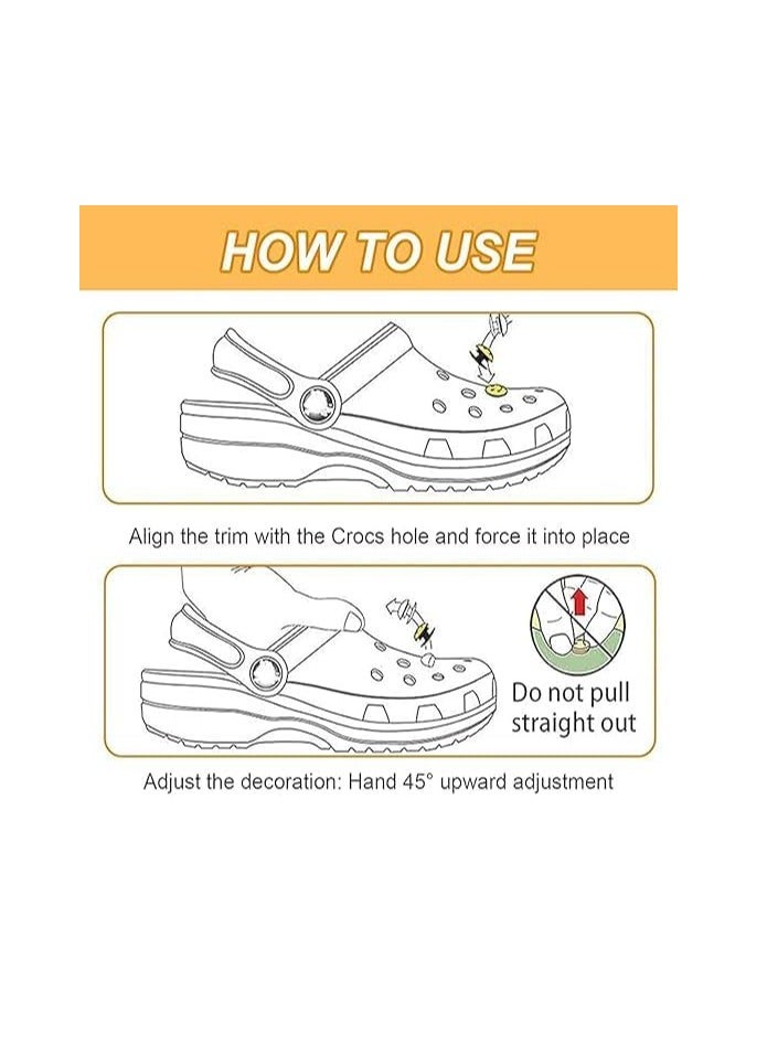 Sylqvxh 34PCS Soccer Charms for Shoes, Football Sports Decoration Adults Children, Cartoon Shoe Decoration Charms - Image 4