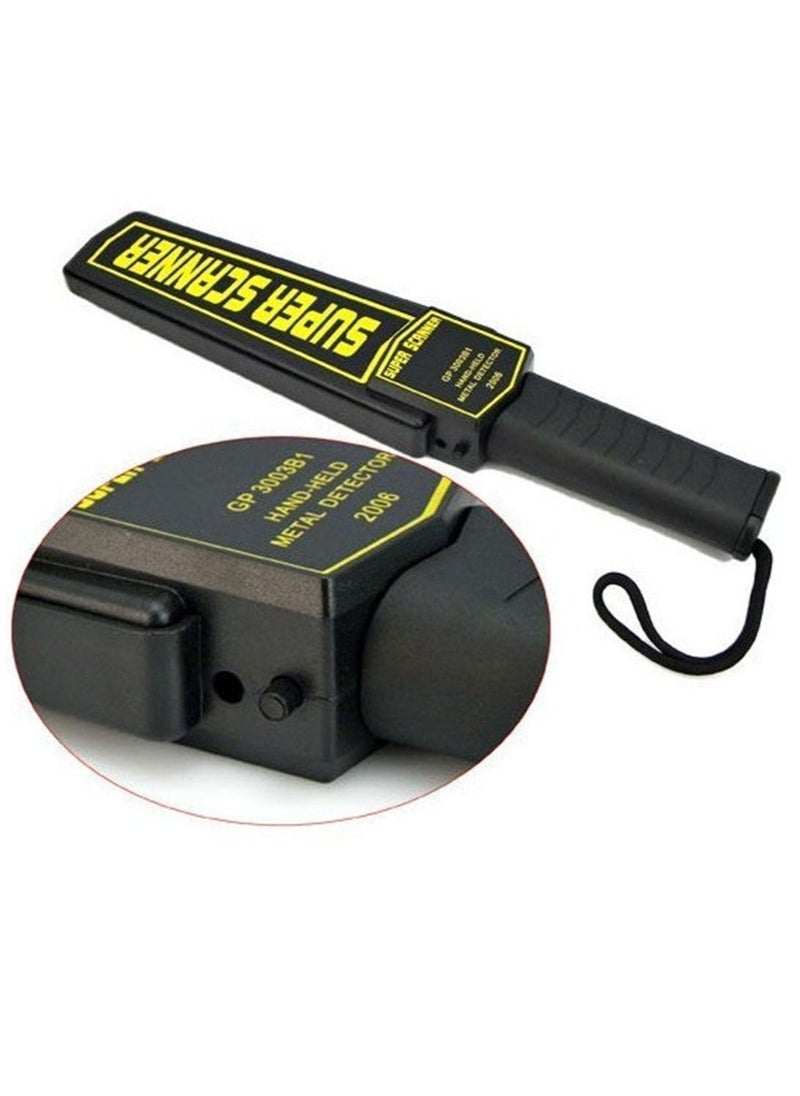 Generic - Handheld metal detector used for train station and airport security with free charger - Image 1