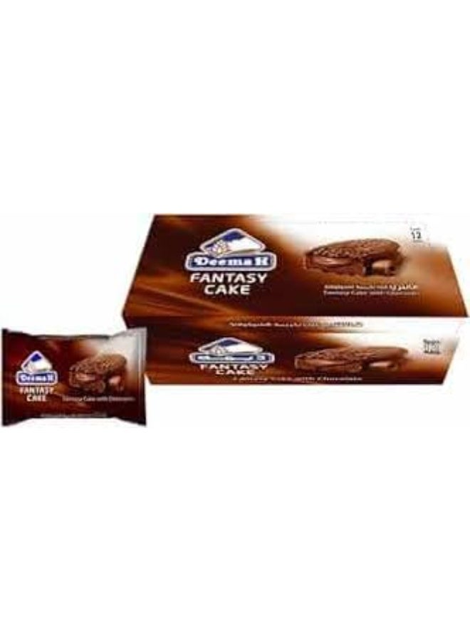 ديمة كيك الشوكولاتة ديمه فانتسي – عبوة 6 قطع | كيك شوكولاتة صغير طري وغني بنكهة الكاكاو - Image 4
