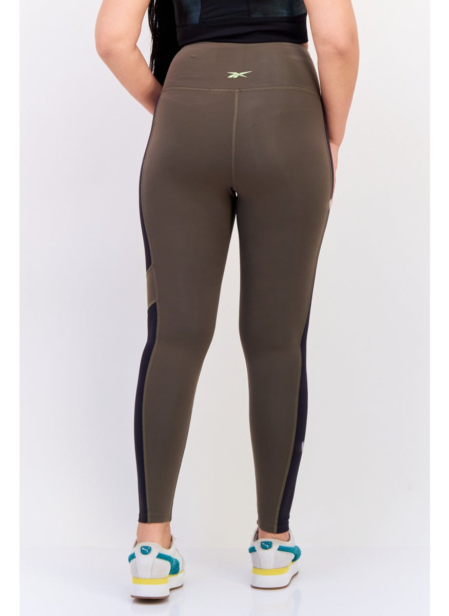 Reebok Women Sportswear Fit Training Tight, Brown  - Image 3
