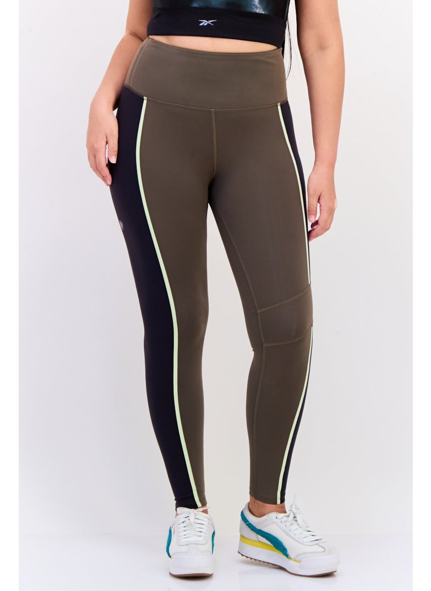 Reebok Women Sportswear Fit Training Tight, Brown  - Image 1