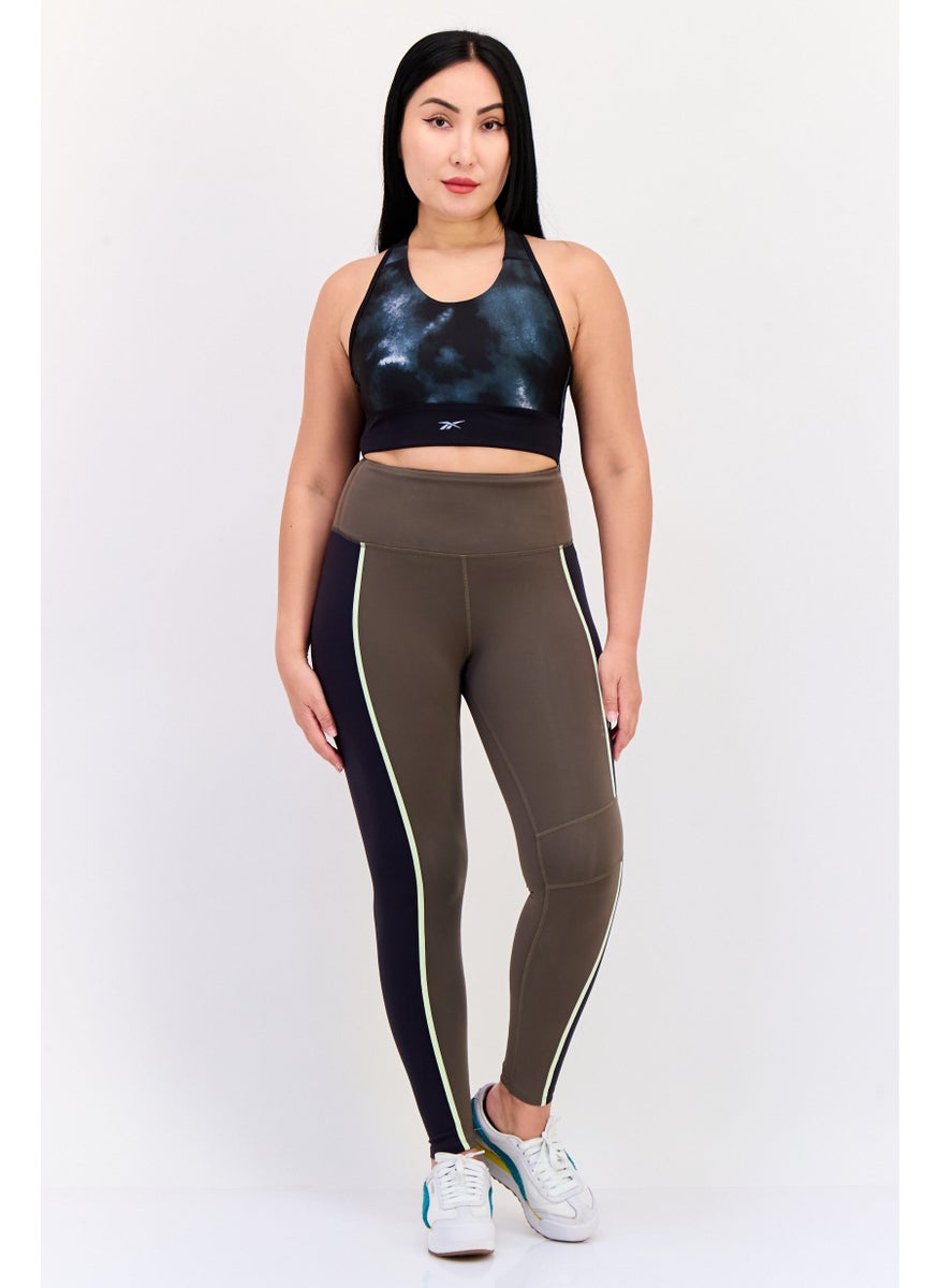 Reebok Women Sportswear Fit Training Tight, Brown  - Image 2