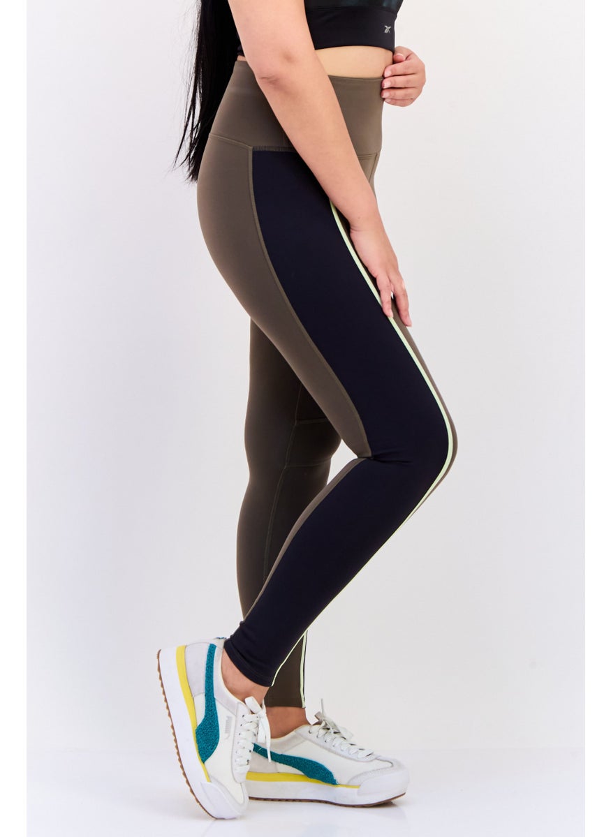 Reebok Women Sportswear Fit Training Tight, Brown  - Image 4
