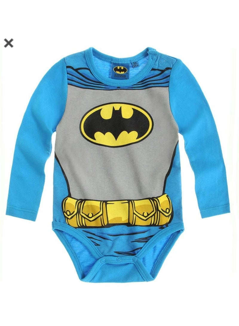 باتمان بودي سوت أطفال بأكمام طويلة – كيدز تي في - Image 1
