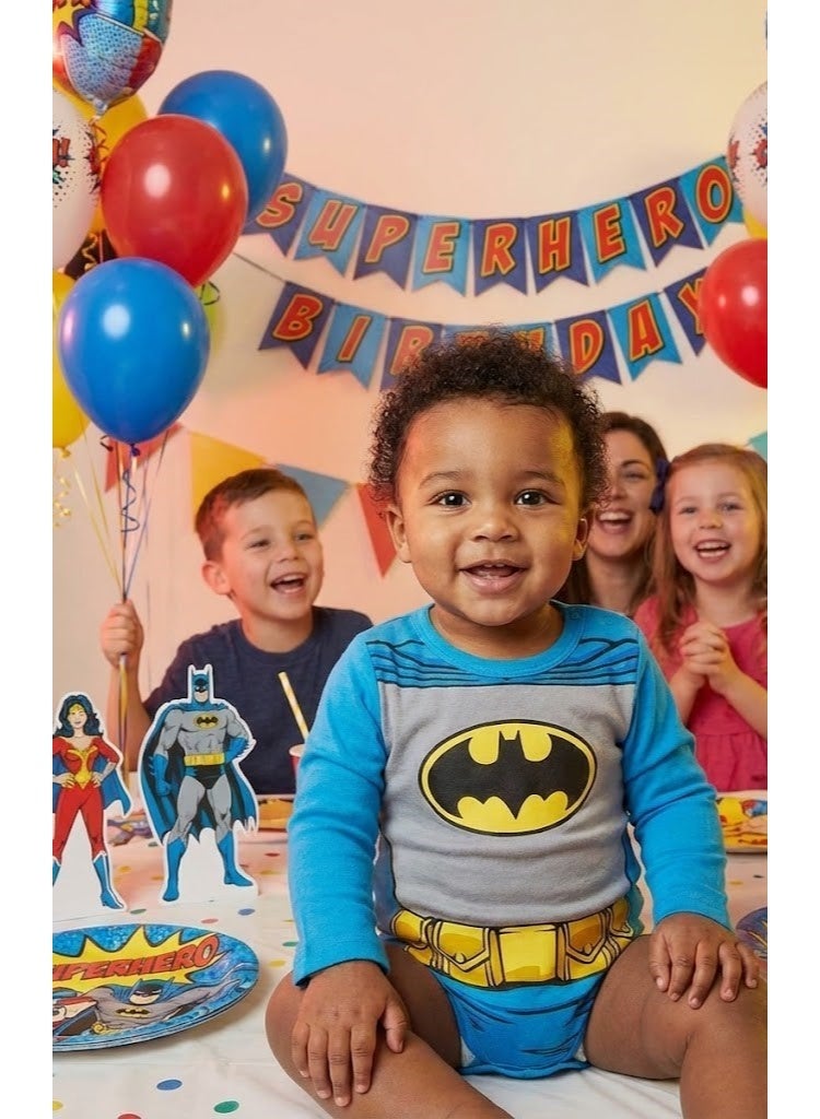 Batman Baby Bodysuit Long Sleeves Kids TV - Image 2