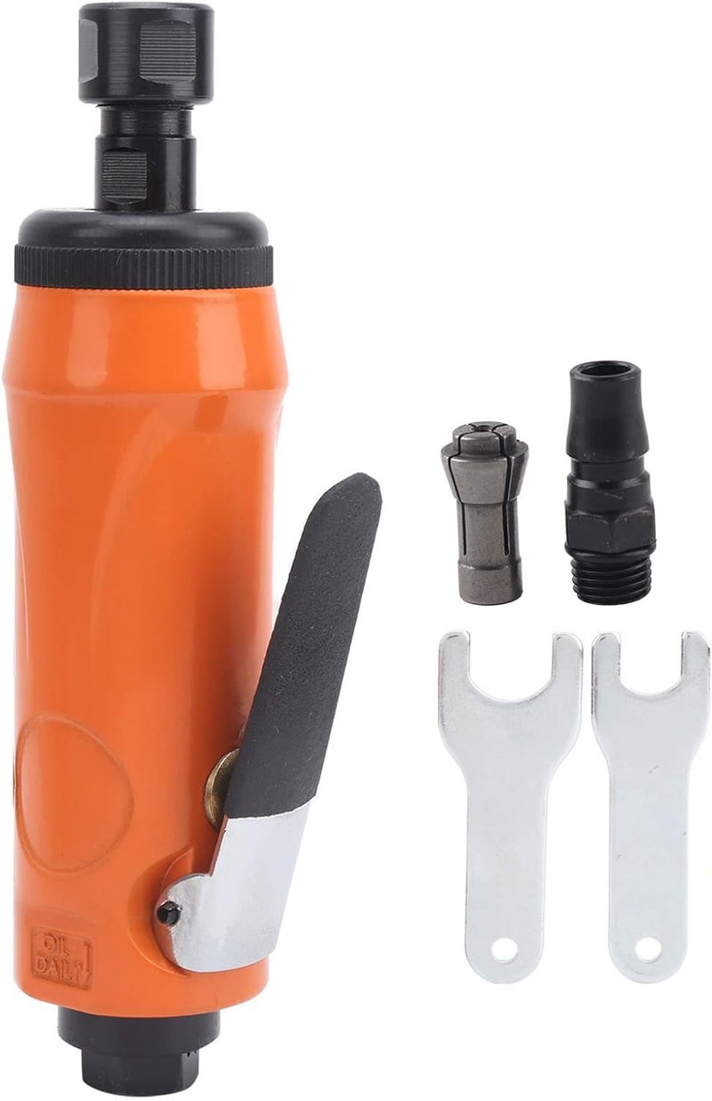 Air Die Grinder Pneumatic Grinding Kit, 0.62Mpa KP 621H, 20000rpm High Speed, Low Air Consumption, for Trimming, Polishing, Grinding, with 2 Tools, Air Nozzle, Chuck (Japanese Style) - Image 1