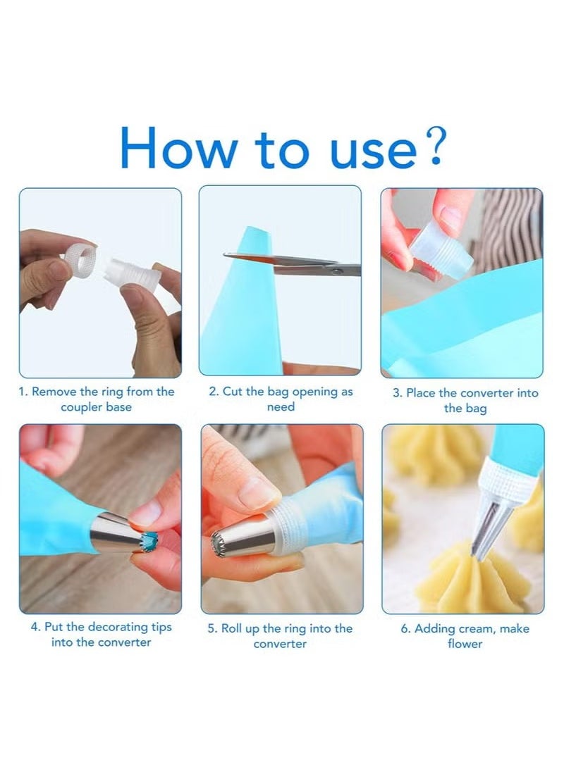 ماركة غير محددة قمع كريمة سيليكون مع 6 ملحقات  - Image 5