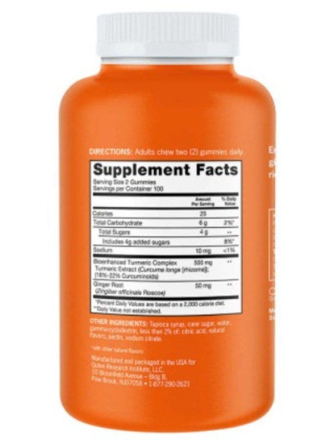 Qunol Turmeric Plus Ginger, 200 Gummies - Image 2