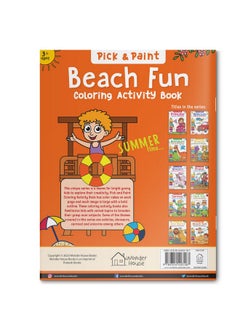 Wonder House Books Pick And Paint Coloring Activity Book For Kids: Beach Fun  - Image 2