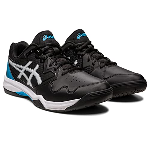 ASICS Mens GelDedicate 7 Tennis Shoes 95BlackIsland Blue - Image 3