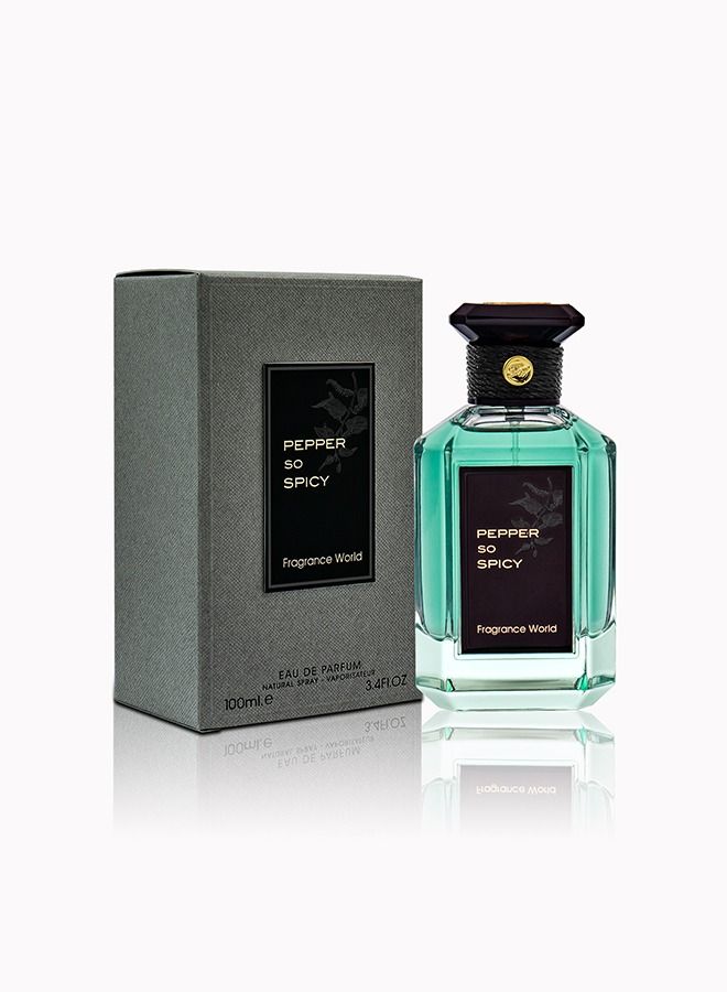 Pepper So Spicy - Eau de Parfum - By Fragrance World - Perfume for Men, 100ml