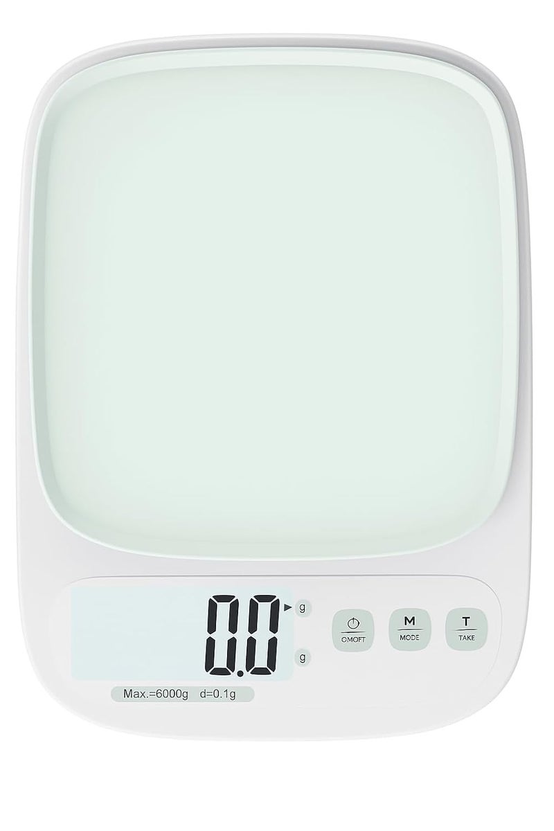 KELVEE Weight Machine for Home, Kitchen Food Weighing Scale for Baking & Cooking Calorie Counter Fitness Balance Diet Weighing Machine Digital scale LCD 10KG High Precision Compact Design - Image 1