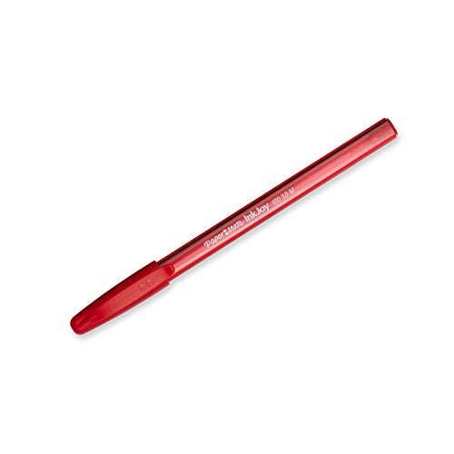 Paper Mate InkJoy 100ST Ballpoint Pens, Medium Point, Red, Box of 12 (1951255) - Image 4