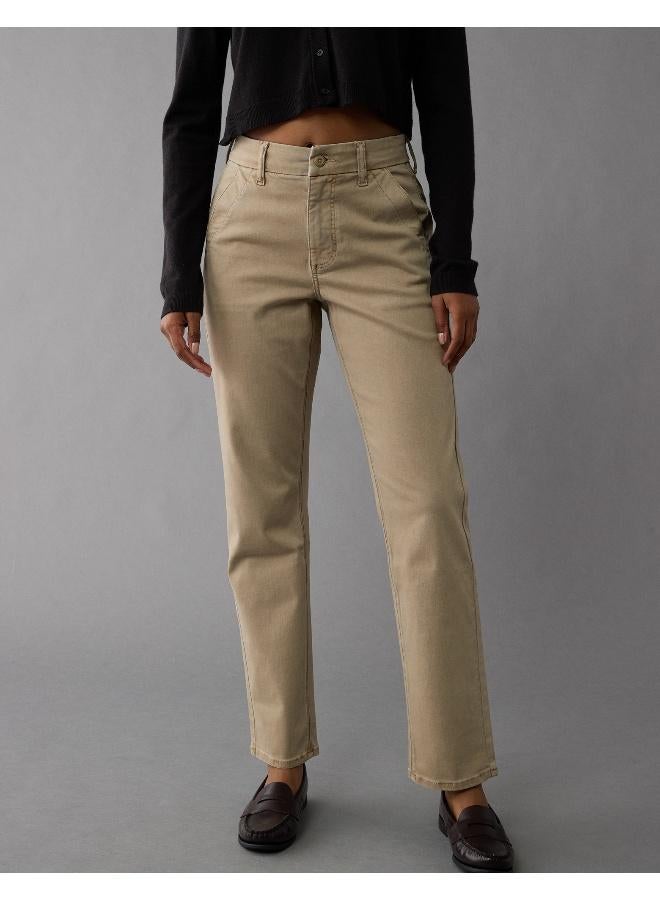 امريكان ايجل بنطلون مستقيم عالي الخصر فائق التمدد - Image 1