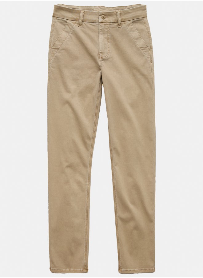 American Eagle - AE Stretch Super High-Waisted Straight Trouser - Image 1