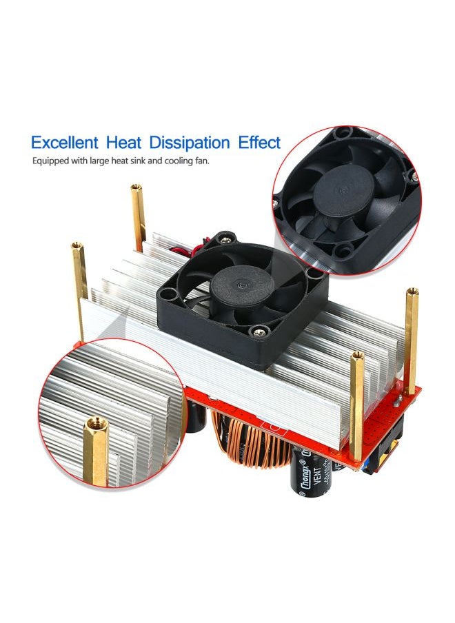 Generic - DC-DC Step-Up Converter Red/Black/Gold 15x10x8inch - Image 1