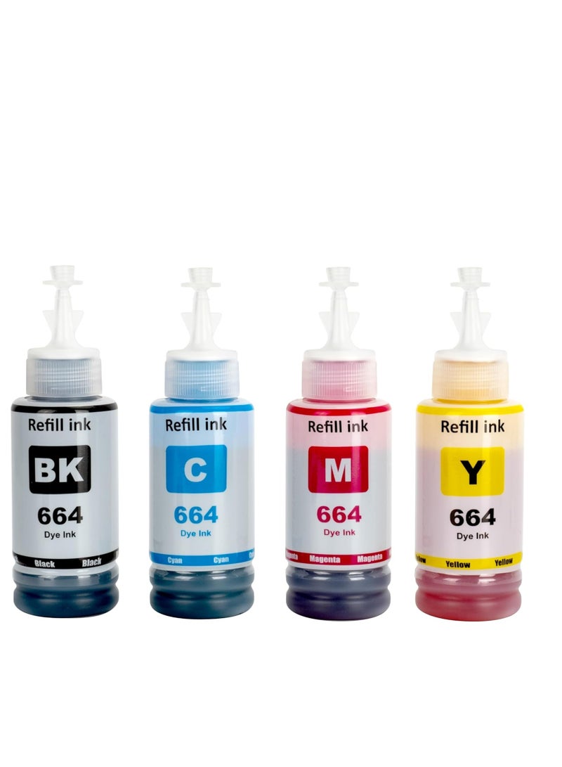 Terabyte Ink Set 664 for Epson for EcoTank Printer L210 L220 L300 L355 L365 L555 L1300 - Image 3