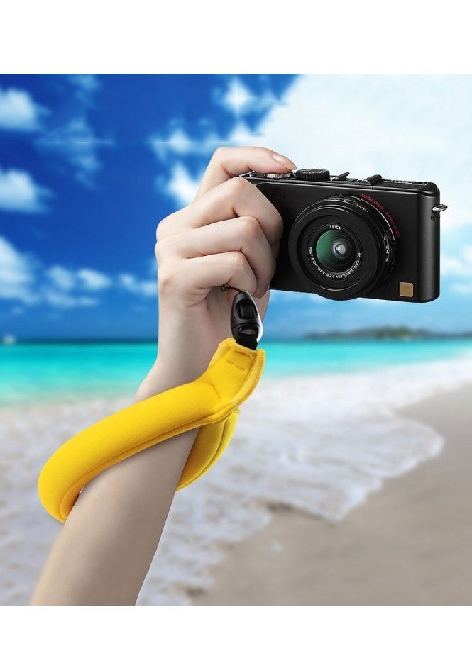 Generic Buoyancy Camera Wrist Strap Swim Dive Float Anti-sinking Waterproof Camera Float for Underwater Galaxy S20 Series/Nikon Z50 Z6 Z5 D6/Canon EOS R5 R6 M200/Panasonic LUMIX S1/Sony/Pentax  - Image 2
