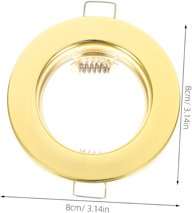 حلقة إطار غطاء مصباح السقف الحديث الذهبي مناسب لـ Mr16 Gu10 تركيب ضوء مدمج سهل التركيب - Image 3