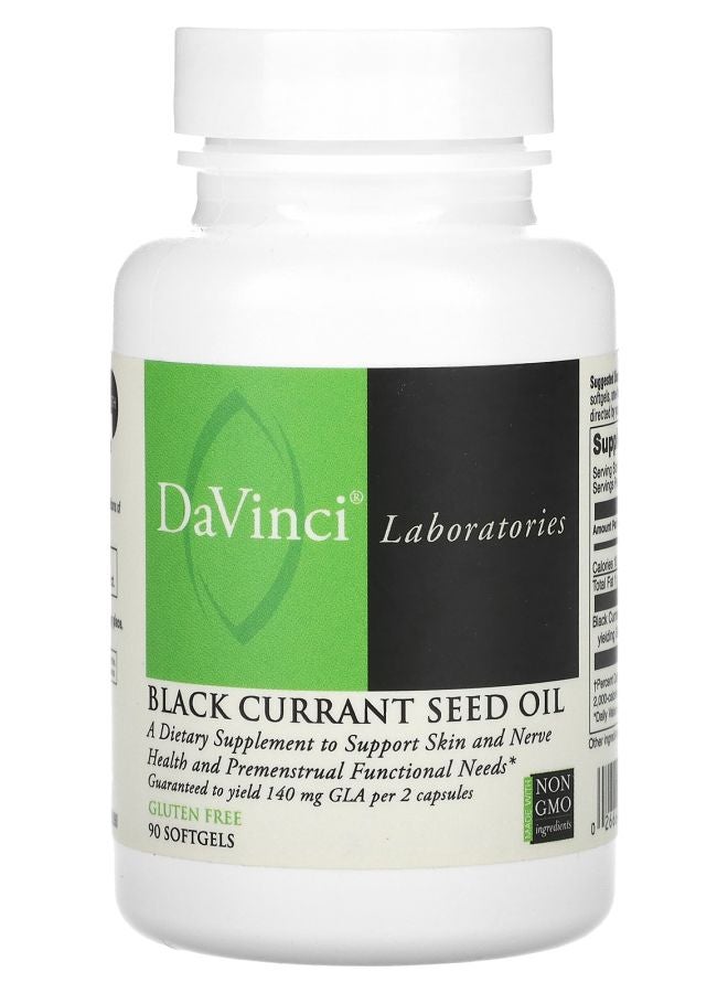DaVinci Laboratories of Vermont Black Currant Seed Oil 90 Softgels