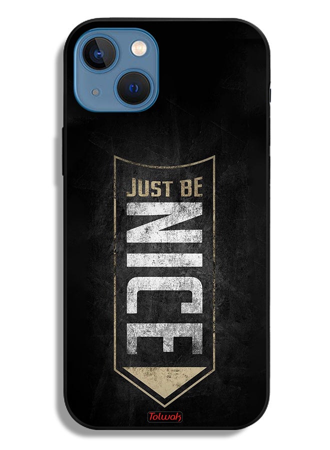 Tolwak Apple iPhone 13 Protective Case Just Be Nice - Image 2